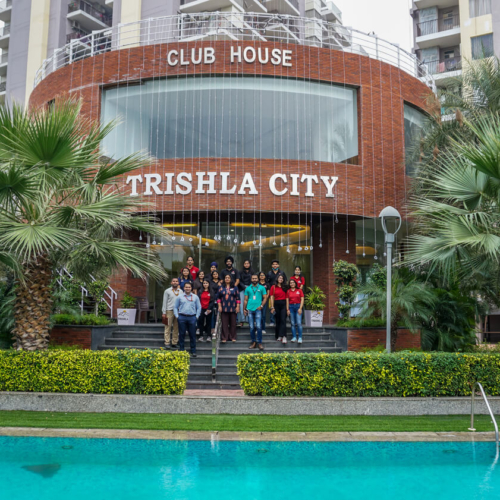 Chitkara Student Visit in Trishla City